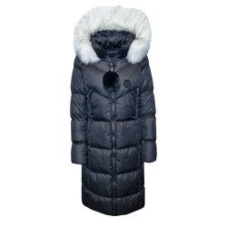 Дълго дамско яке City Angels Jeans, Черно, 6830 Дълго дамско яке City Angels Jeans, Черно, 6830